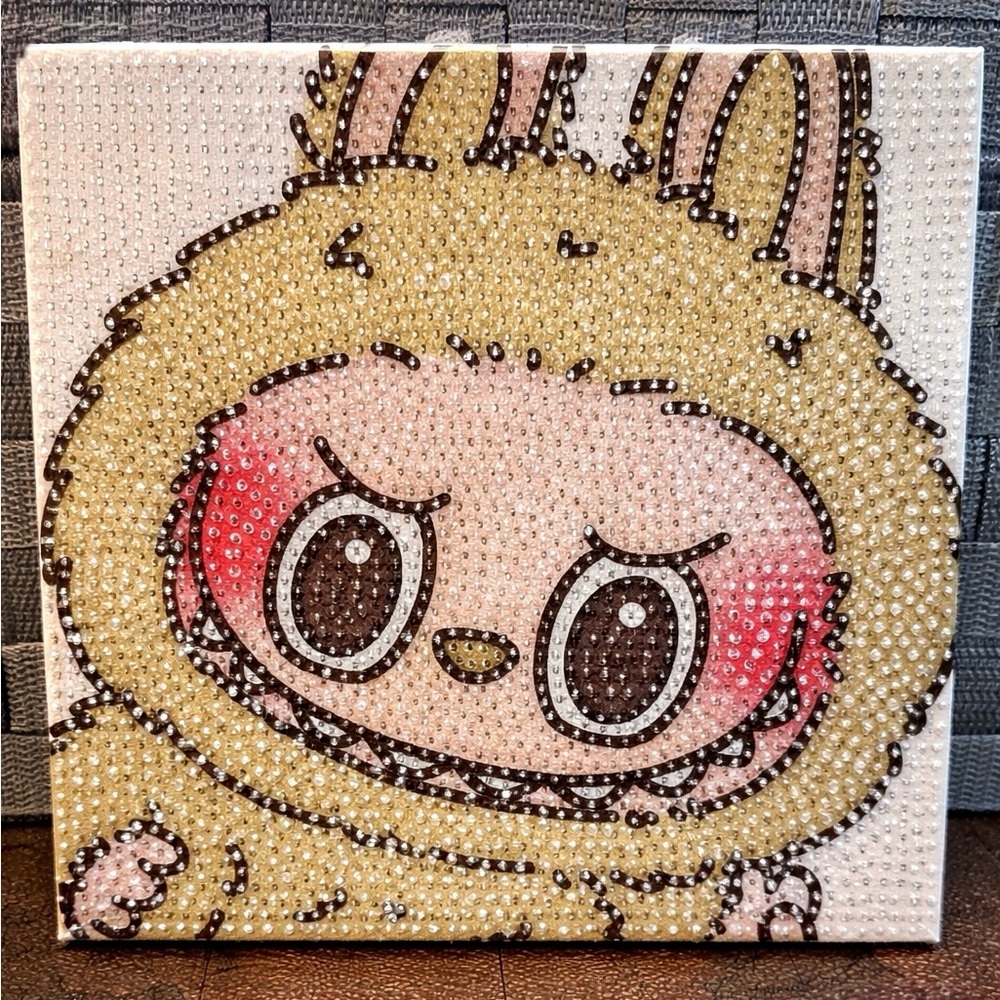 Cute Labubu Character Diamond Art Canvas